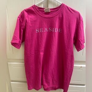 Comfort Colors Women’s  Pink Seaside Tshirt  size M
